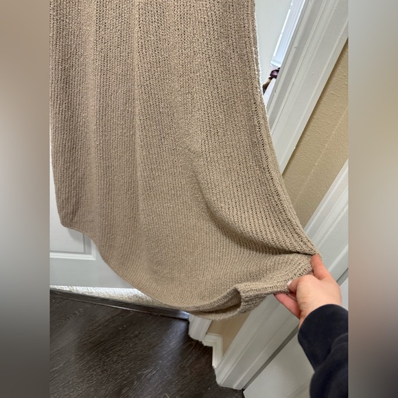 BANANA REPUBLIC MERINO-BLEND MOCK-NECK MIDI SWEATER DRESS Size Large - Picture 4 of 14